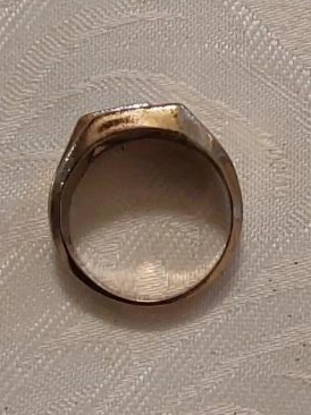 Vintage Men's 14K gf Diamond Ring Sz 9.5